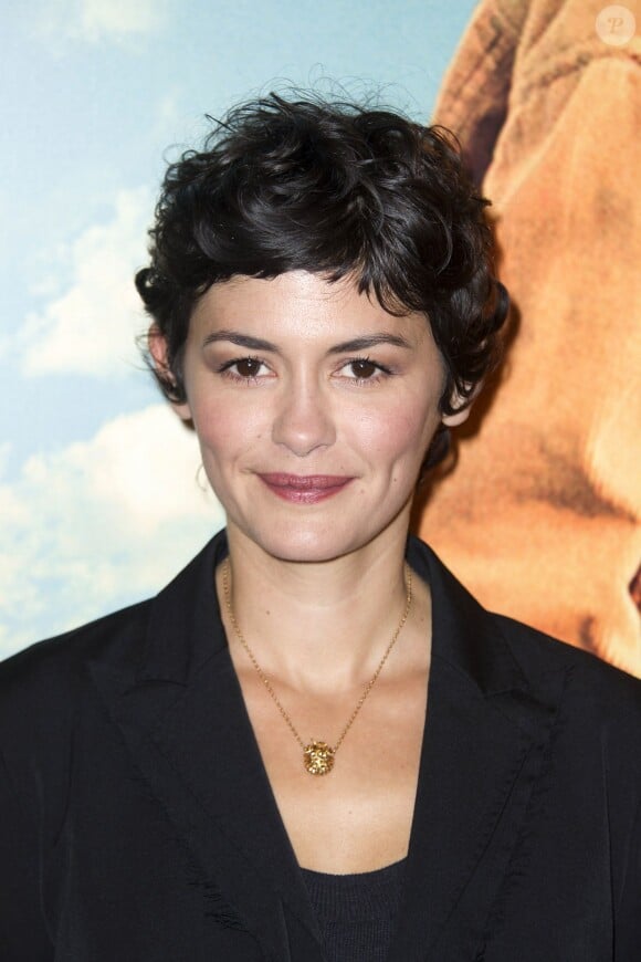 Audrey Tautou lors de la première du film L'Extravagant Voyage du jeune et prodigieux T. S. Spivet à Paris, le 8 octobre 2013.