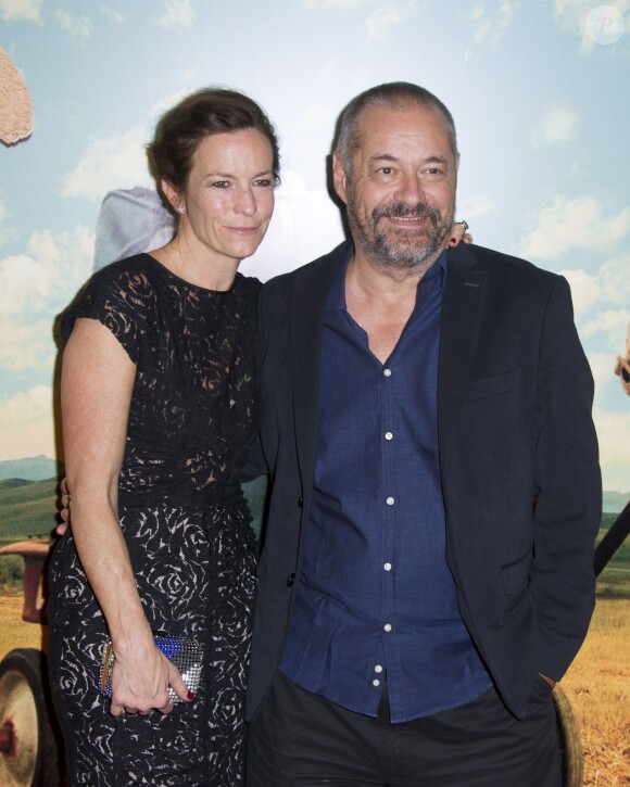 Jean-Pierre Jeunet et Liza lors de la première du film L'Extravagant Voyage du jeune et prodigieux T. S. Spivet à Paris, le 8 octobre 2013.