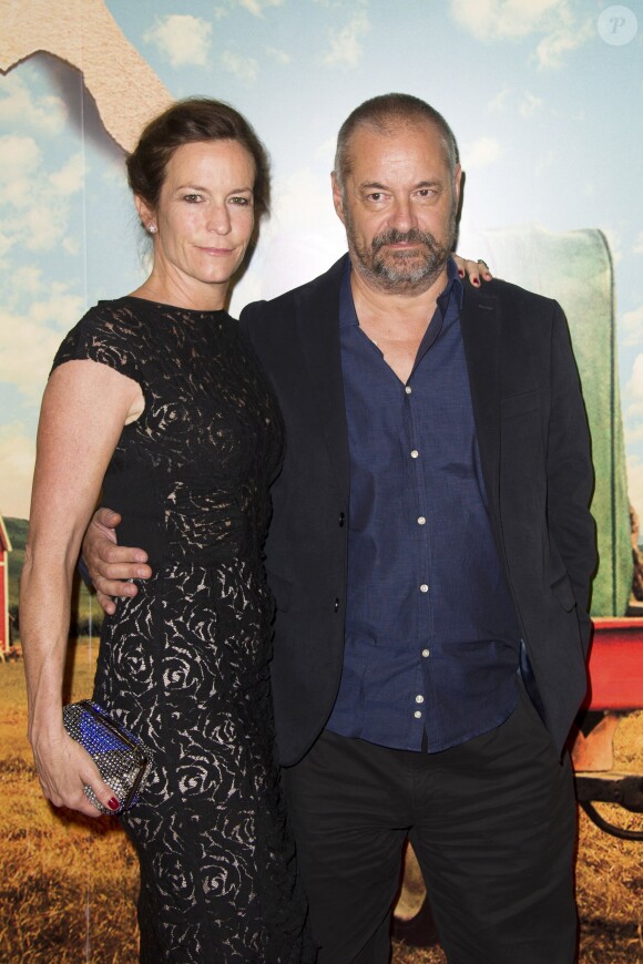 Jean-Pierre Jeunet et Liza lors de la première du film L'Extravagant Voyage du jeune et prodigieux T. S. Spivet à Paris, le 8 octobre 2013.