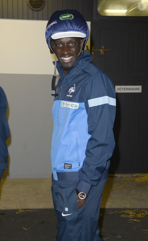 Mamadou Sakho à l'hippodrome de Vincennes le 8 octobre 2013.