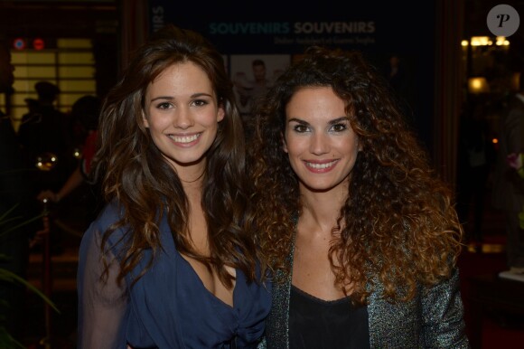 Lucie Lucas et Barbara Cabrita à la soirée de lancement du livre "Souvenirs, souvenirs" à l'hôtel Astor Saint-Honoré, mardi 8 octobre 2013 à Paris.