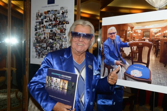 Michou à la soirée de lancement du livre "Souvenirs, souvenirs" à l'hôtel Astor Saint-Honoré, mardi 8 octobre 2013 à Paris.