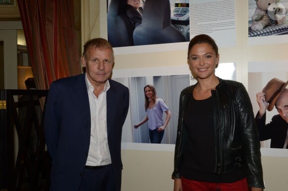 PPDA et Sandrine Quétier à la soirée de lancement du livre "Souvenirs, souvenirs" à l'hôtel Astor Saint-Honoré, mardi 8 octobre 2013 à Paris.