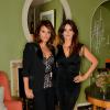 Monica et Penélope Cruz célèbrent leur collection de lingerie créée pour Agent Provocateur lors d'un cocktail avec Net-A-Porter.com organisé à Londres le 9 octobre 2013