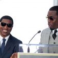 Sean 'P. Diddy' Combs assiste à l'inauguration de l'étoile de Kenny 'Babyface' Edmonds sur le Hollywood Walk of Fame, à Los Angeles le 10 octobre 2013.