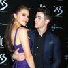 Nick Jonas et la belle Olivia Culpo à la fête d'anniversaire de Nick au "XS Nightclub at Encore Las Vegas", le 15 septembre 2013.