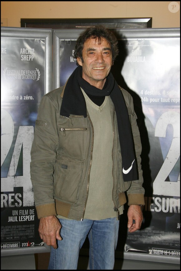 Daniel Duval lors de la première du film 24 Mesures à Paris le 29 novembre 2007