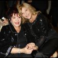  Rika Zaraï et Nicoletta lors de la soirée de gala des prix The Best 2008 à l'hôtel Le Bristol à Paris, le 1er décembre 2008 