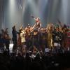 Exclu - M. Pokora - Premier jour du spectacle musical "Robin des Bois, Ne renoncez jamais" au Palais des Congrès à Paris, le 26 Septembre 2013.