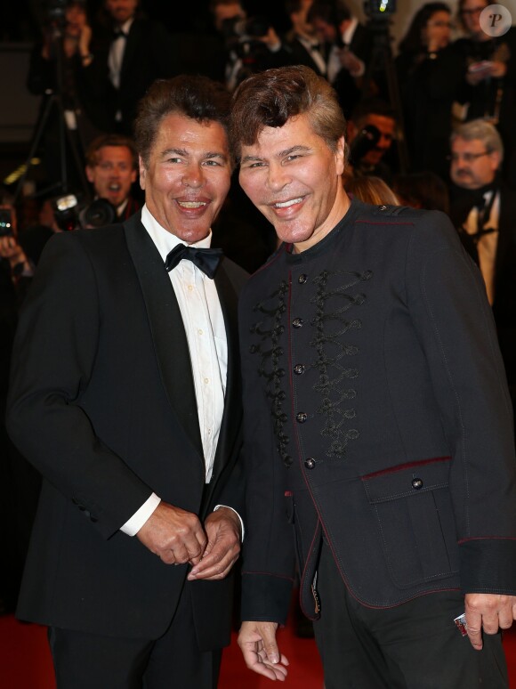 Igor et Grichka Bogdanoff - Montée des marches du film "Michael Kohlhaas" lors du 66eme festival du film de Cannes. Le 24 mai 2013.