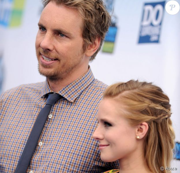 Dax Shepard et Kristen Bell à Santa Monica, Los Angeles, le 19 août 2012