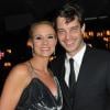 Elodie Gossuin et son mari Bertrand Lacherie à l'élection de Miss Prestige National 2013, au Lido, à Paris, le 10 décembre 2012.