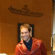 Andy Gillet à la soirée Jaeger-LeCoultre organisée à Paris Place Vendôme pour le premier anniversaire de la nouvelle boutique de la maison. Le 17 octobre 2013