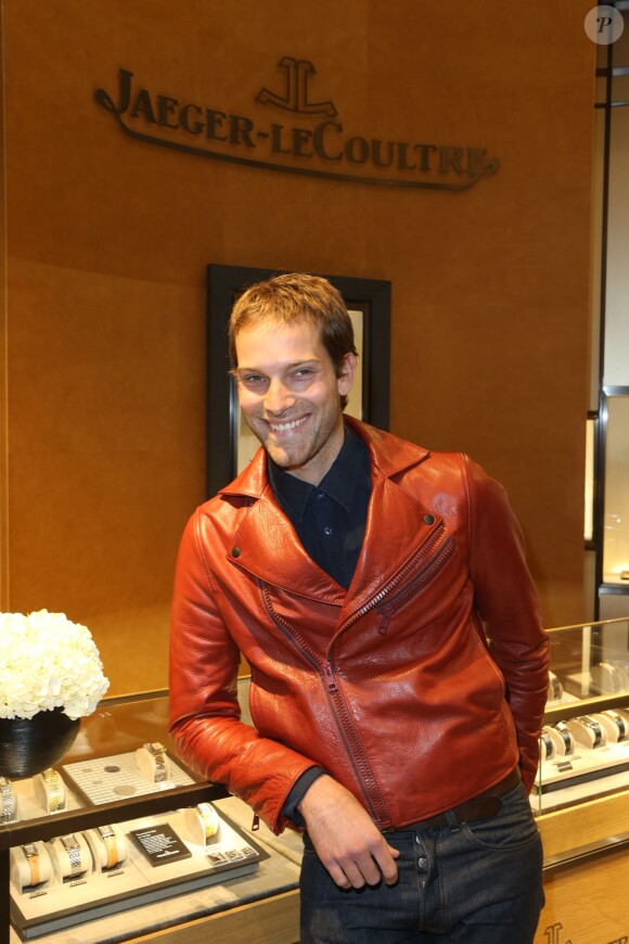 Andy Gillet à la soirée Jaeger-LeCoultre organisée à Paris Place Vendôme pour le premier anniversaire de la nouvelle boutique de la maison. Le 17 octobre 2013