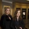 Catherine Deneuve et Isabelle Huppert à la soirée Jaeger-LeCoultre organisée à Paris Place Vendôme pour le premier anniversaire de la nouvelle boutique de la maison. Le 17 octobre 2013