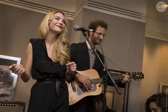 Margaux Avril à la soirée Jaeger-LeCoultre organisée à Paris Place Vendôme pour le premier anniversaire de la nouvelle boutique de la maison. Le 17 octobre 2013