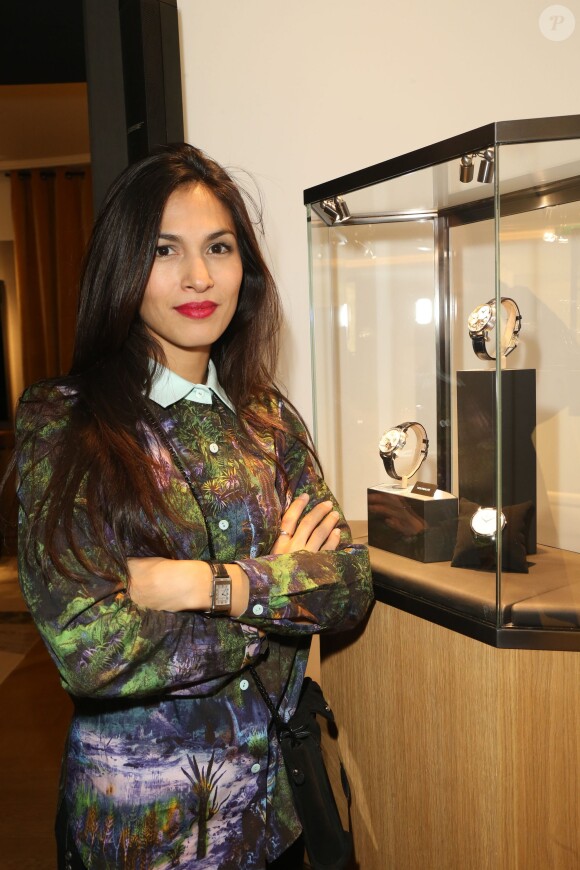 Elodie Yung à la soirée Jaeger-LeCoultre organisée à Paris Place Vendôme pour le premier anniversaire de la nouvelle boutique de la maison. Le 17 octobre 2013