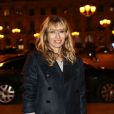Exclusif - Alexandra Golovanoff arrive à la soirée Jaeger-LeCoultre organisée à Paris Place Vendôme pour le premier anniversaire de la nouvelle boutique de la maison. Le 17 octobre 2013