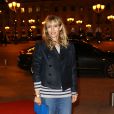 Exclusif - Alexandra Golovanoff arrive à la soirée Jaeger-LeCoultre organisée à Paris Place Vendôme pour le premier anniversaire de la nouvelle boutique de la maison. Le 17 octobre 2013