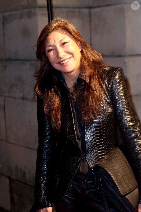 Exclusif - Barbara Bui arrive à la soirée Jaeger-LeCoultre organisée à Paris Place Vendôme pour le premier anniversaire de la nouvelle boutique de la maison. Le 17 octobre 2013