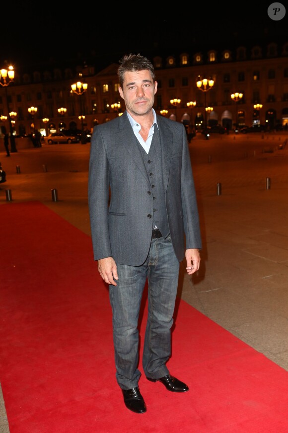 Exclusif - Thierry Neuvic arrive à la soirée Jaeger-LeCoultre organisée à Paris Place Vendôme pour le premier anniversaire de la nouvelle boutique de la maison. Le 17 octobre 2013