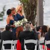 Exclusif - Jessica Simpson, demoiselle d'honneur au mariage de son agent Lauren Auslander, à Rhode Island le 11 octobre 2013
