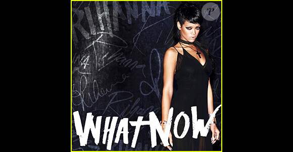 Rihanna sur la couverture de son single What Now, révélée le 16 octobre 2013.