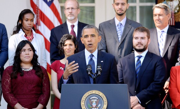 Barack Obama à la Maison Blanche le 21 octobre 2013.