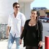 Scott Disick et Kim Kardashian à Los Angeles, le 14 mai 2013.