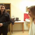 Lara Fabian et son mari Gabriel dans l'émission Accès Illimité sur TVA, le 17 octobre 2013.