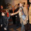 Céline Dion et son fils René-Charles quittent leur hôtel de New York, le 7 décembre 2009.