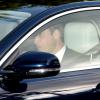 Le prince William et Kate Middleton arrivent au palais Saint James le 23 octobre 2013 pour le baptême du prince George.