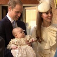 Baptême prince George : William, Kate et leur bébé majestueux font l'histoire