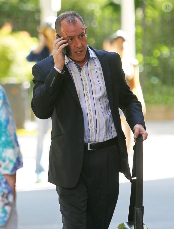 Michael Lohan, le père de Lindsay, arrive à son hôtel à New York, le 5 août 2013.