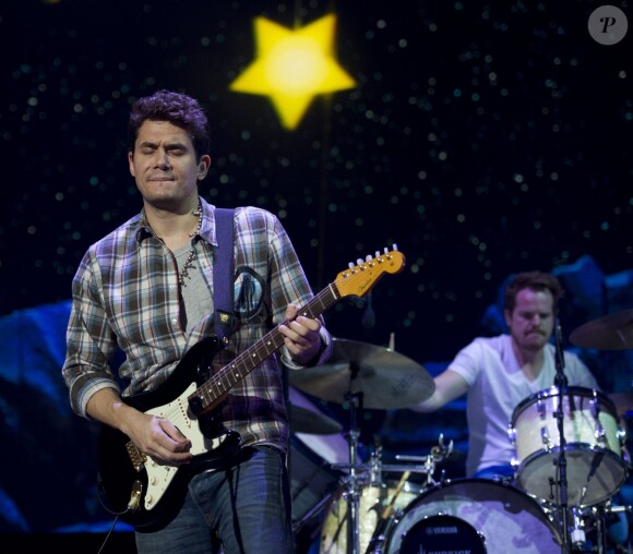 John Mayer en concert à Amsterdam. Le 22 octobre 2013.