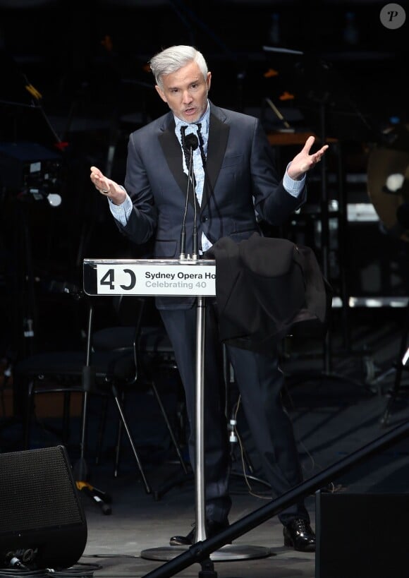 Baz Luhrmann lors du gala du 40e anniversaire de l'Opéra de Sydney, le 27 octobre 2013.