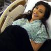 Capture d'écran de l'émission Keeping Up With The Kardashian diffusée le 27 octobre 2013 aux USA. Kim Kardashian, détendue, est sur le point d'accoucher