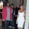 Kim Kardashian et Kanye West arrivent chez Tao à Las Vegas pour fêter l'anniversaire de la belle. Le 25 octobre 2013