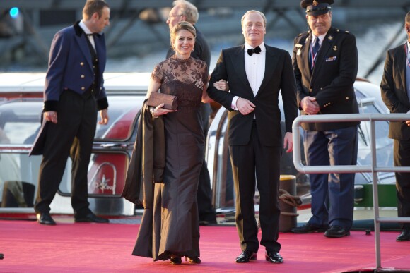 Le prince Carlos de Bourbon-Parme et la princesse Annemarie lors de la journée d'intronisation du roi Willem-Alexander des Pays-Bas le 30 avril 2013 à Amsterdam.