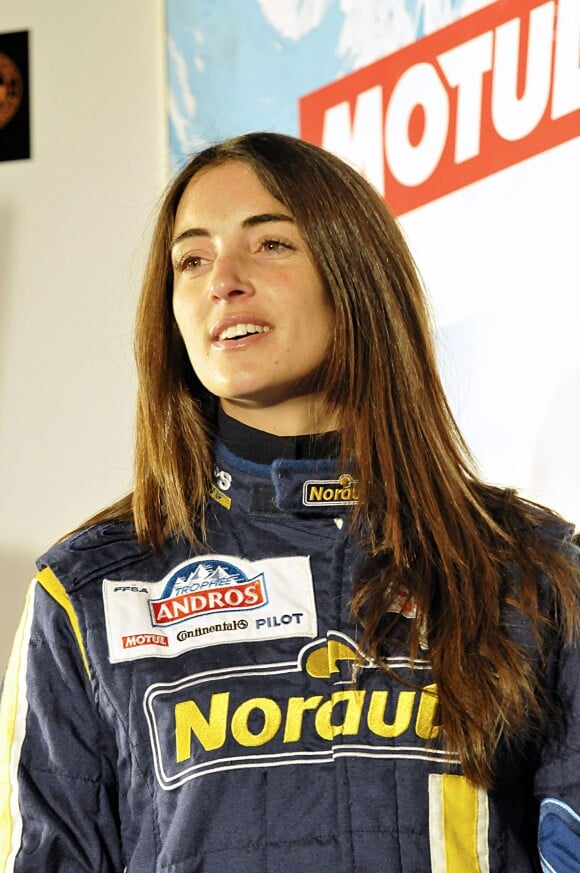 Margot Laffite lors de la finale du trophée Andros, en mars 2011