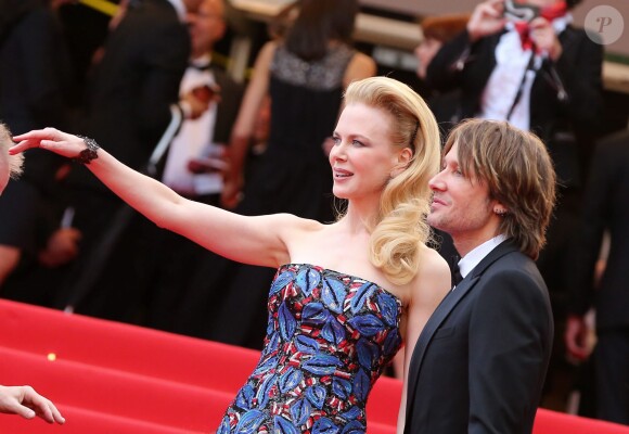 Nicole Kidman et son mari Keith Urban à Cannes, le 19 mai 2013.