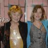 Valeria Bruni Tedeschi et sa mère Marisa Borini lors de la première du film "Un château en Italie" à Paris, le 29 octobre 2013.
