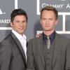 Neil Patrick Harris et David Burtka à la 55e cérémonie des Grammy Awards à Los Angeles, le 10 février 2013.
