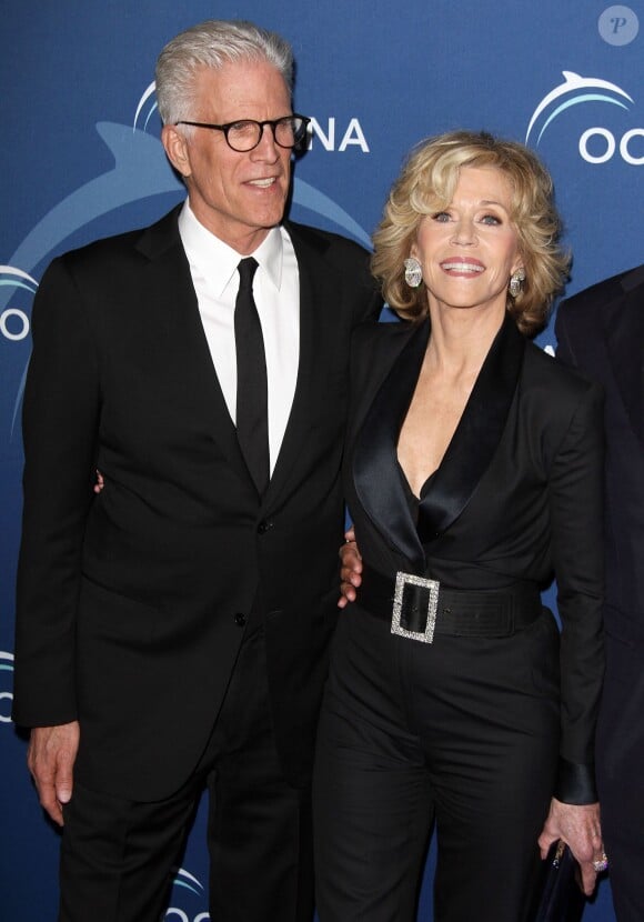 Jane Fonda et Ted Danson lors de la soirée Oceana's Partners Awards Gala 2013 à Beverly Hills le 30 octobre 2013
