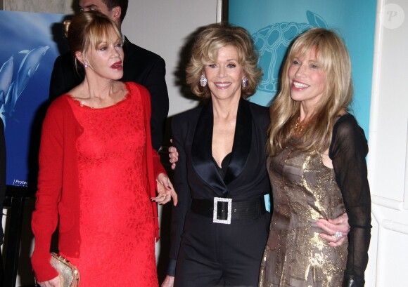 Carly Simon, Jane Fonda, Melanie Griffith lors de la soirée Oceana's Partners Awards Gala 2013 à Beverly Hills le 30 octobre 2013