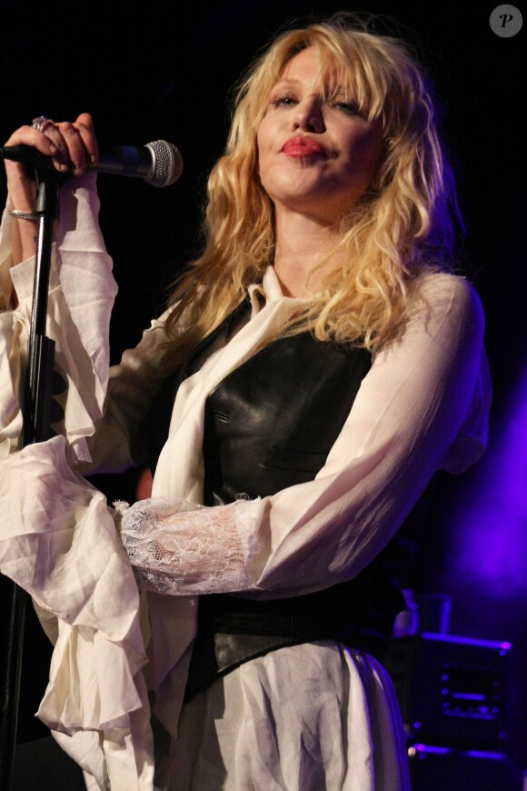 Courtney Love en concert à Las Vegas, le 22 août 2013.