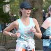Christy Turlington lors du marathon de New York le 3 novembre 2013