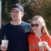 Exclusif - L'acteur Michael C. Hall et sa petite amie Morgan MacGregor passent un moment romantique, à Los Feliz, le 3 novembre 2013.