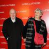 Michel Bouquet et sa femme Juliette Carré lors de la première du film La Vénus à la fourrure à Paris le 4 novembre 2013.