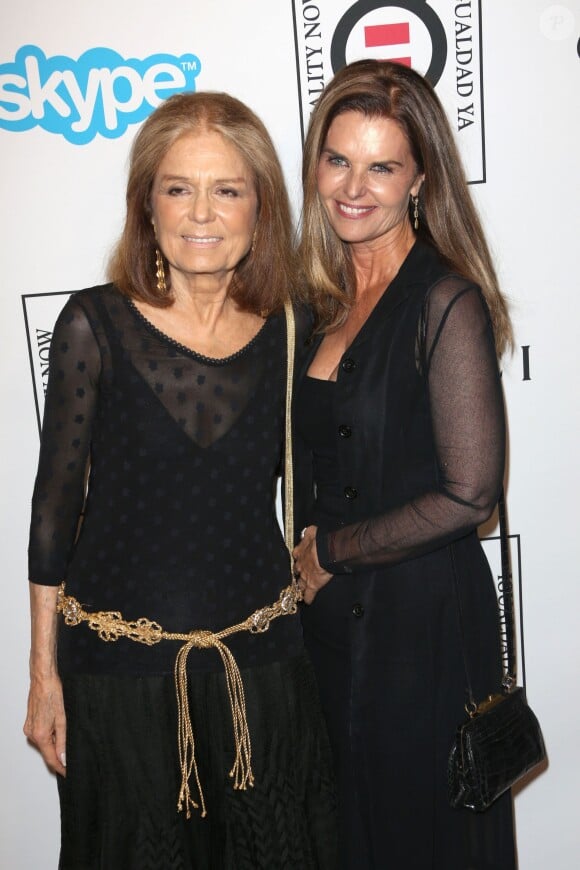 Gloria Steinem et Maria Shriver à la soirée Equality Now à Beverly Hills, le 4 novembre 2013.